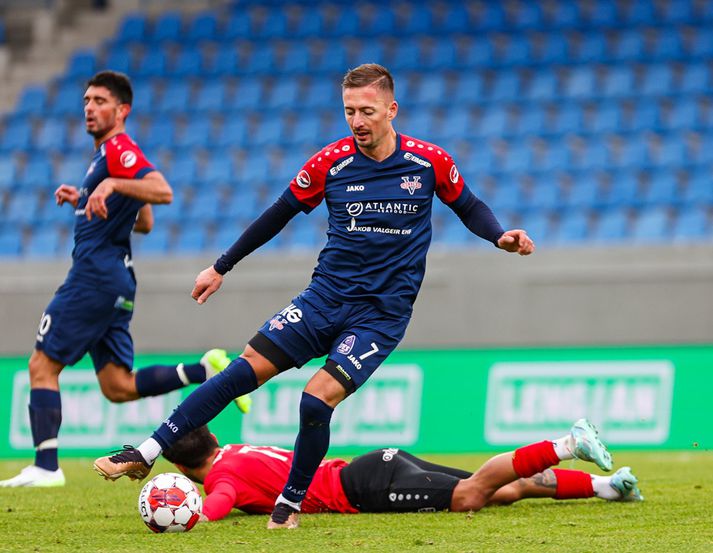 Vladimir Tufegdzic fór af velli í hálfleik fyrir Iker Hernandez Ezquerro sem skoraði sigurmarkið í framlengingunni.