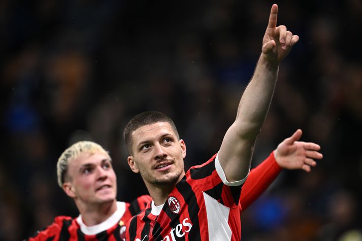 Luka Jovic skoraði tvívegis gegn Inter.
