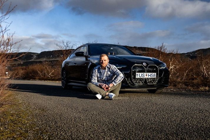 James Einar er mikill BMW aðdáandi.