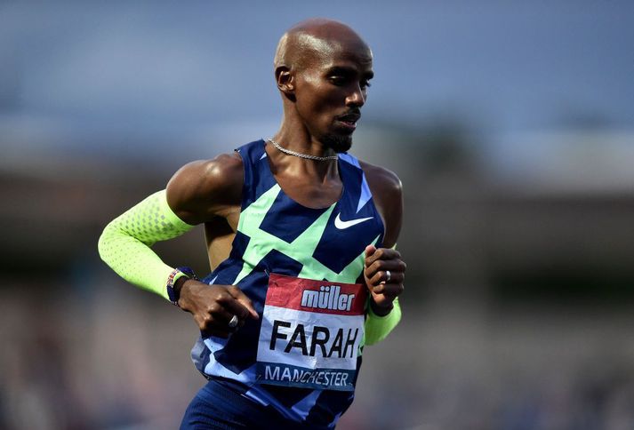 Mo Farah er margfaldur heims-, Evrópu- og Ólympíumeistari í fimm og tíu þúsund metra hlaupi.