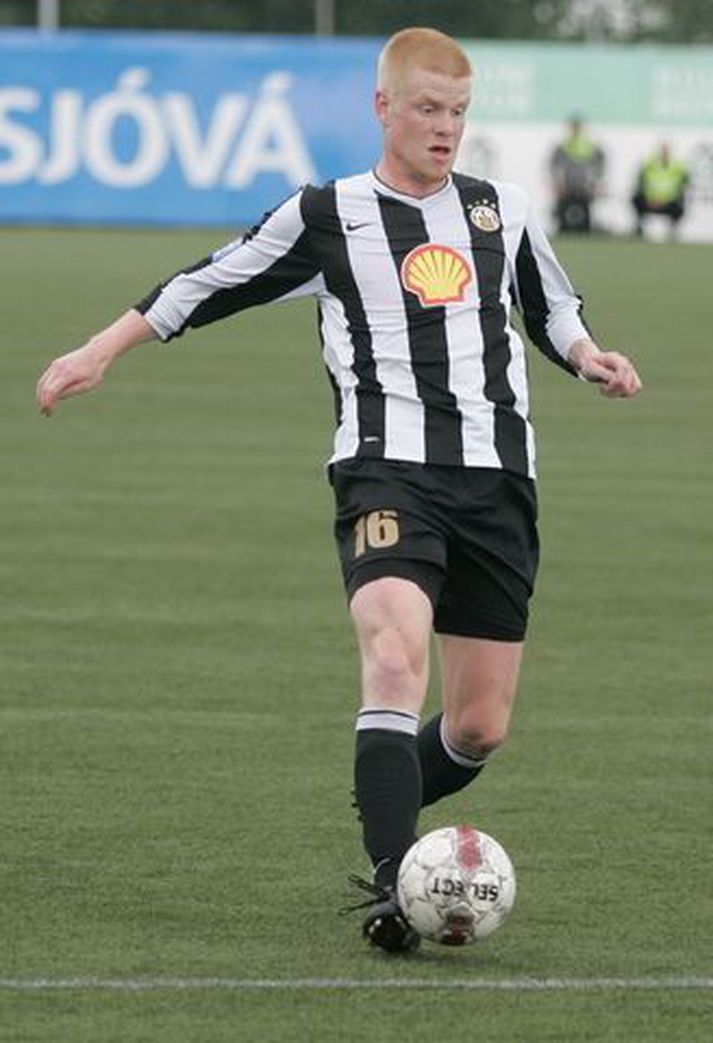 Baldur Sigurðsson, miðjumaður KR, er spenntur fyrir leik kvöldsins.