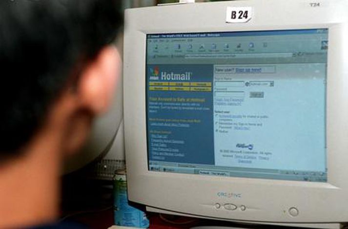 Grunur leikur á að þúsundir hotmail lykilorða hafi verið hökkuð. Mynd/ AFP.