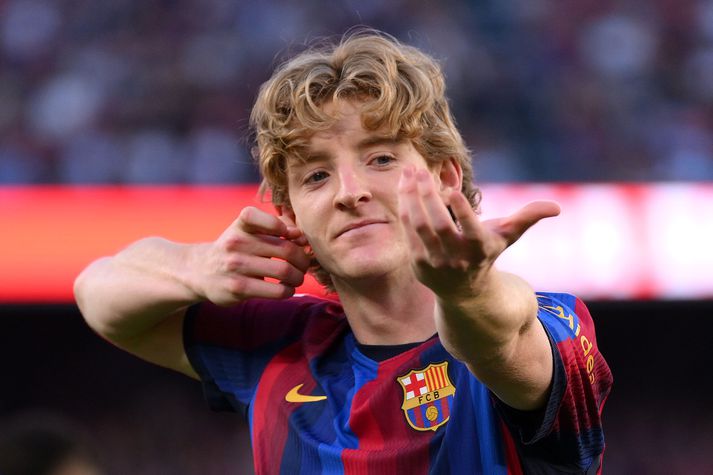 Anthony Gordon hefur byrjað dvöl sína hjá Barcelona vel.