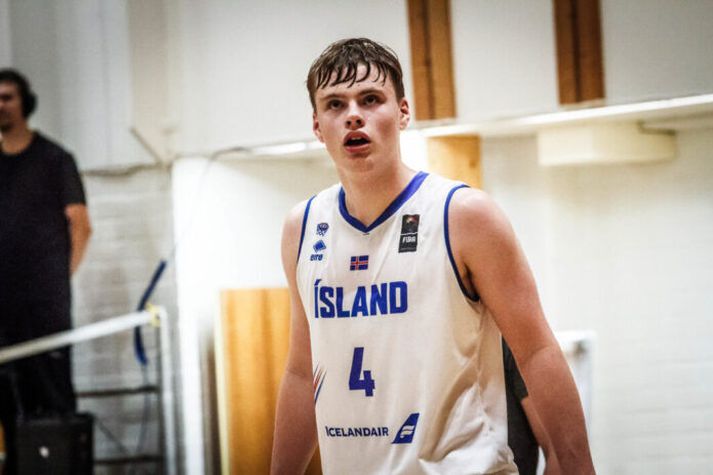 Lars Erik var stigahæstur í liði Íslands í dag.