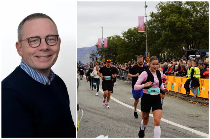 Ingvar Sverrisson, formaður ÍBR, segir minniháttar mistök hafa átt sér stað en var ánægður með hvernig Reykjavíkurmaraþonið heppnaðist. 