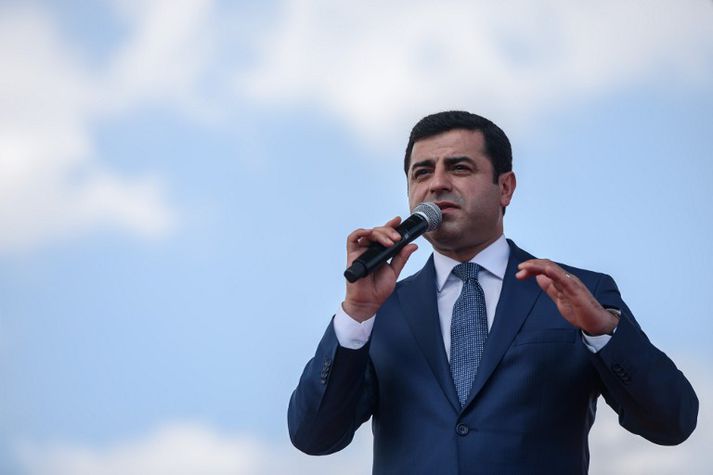 Selahattin Demirtas, leiðtogi HDP.