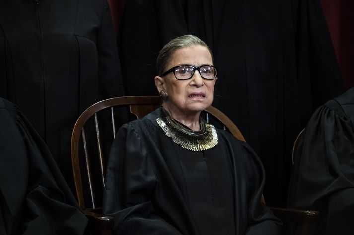 Ruth Bader Ginsburg hefur setið í Hæstarétti Bandaríkjanna frá árinu 1993.