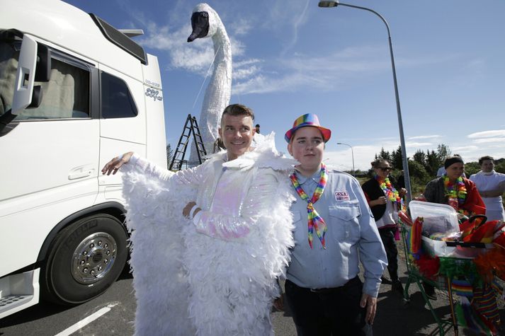 Páll Óskar er fastur þátttakandi í Gleðigöngunni.