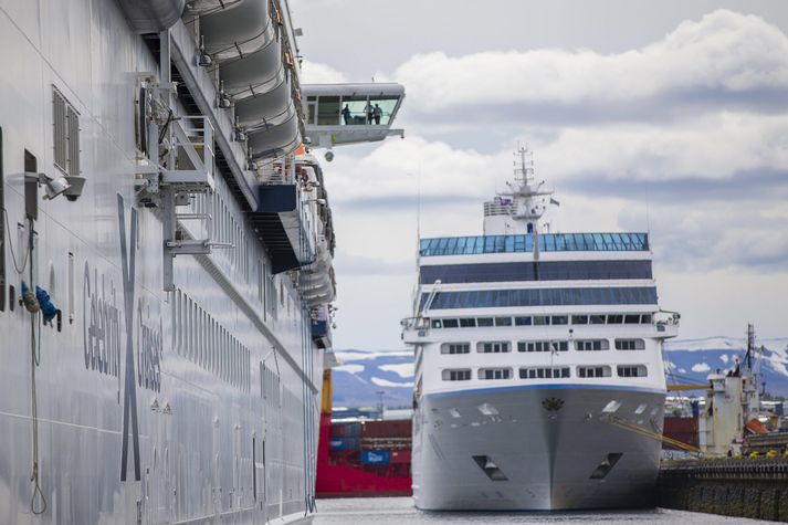 Mælingin var gerð í Sundahöfn, en skemmtiferðaskip ferðast um landið hvert sumar og mörg hver stoppa á nokkrum stöðum á landinu.