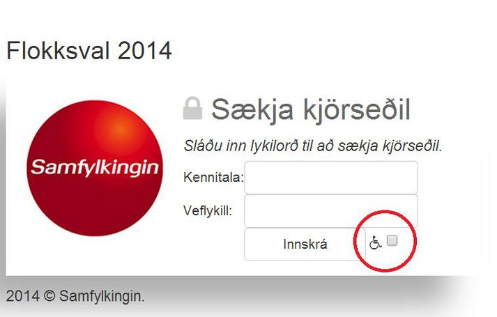 Kjörseðillinn sem birtist kjósendum hefur vakið nokkra athygli en hann þykir nýstárlegur.