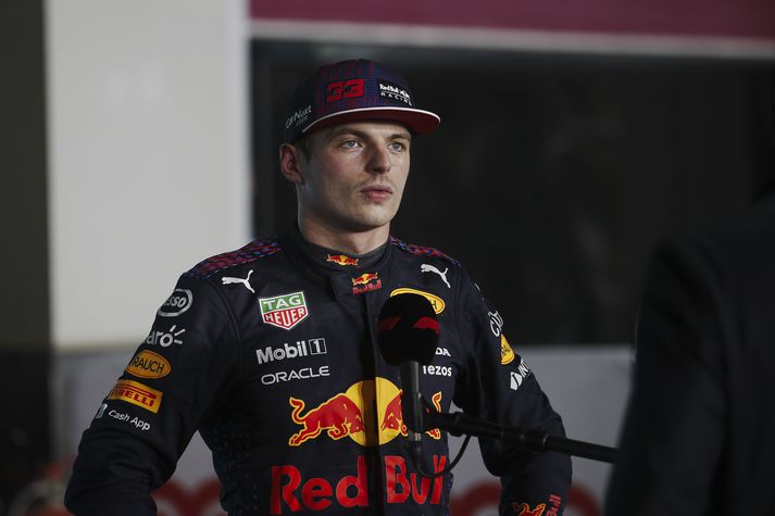 Max Verstappen er í vandræðum í Katar