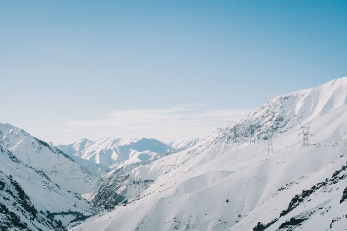 Alborz-fjöll í Íran eru vinsælt útivistasvæði.