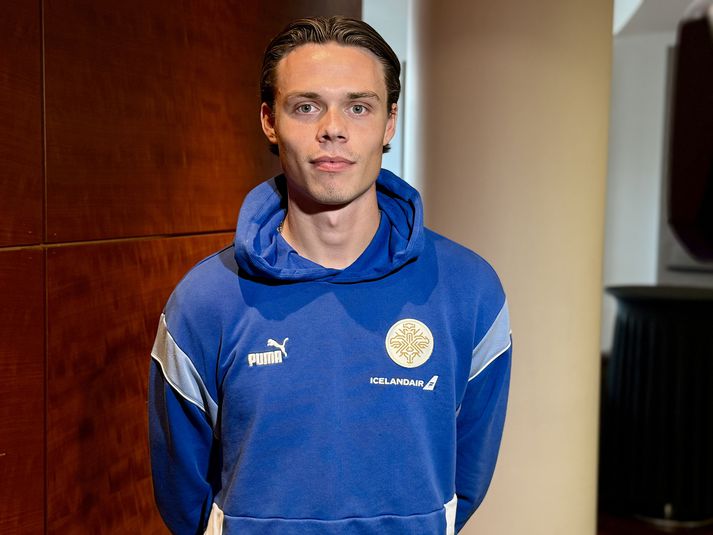 Þórir Jóhann Helgason á hóteli íslenska landsliðsins.