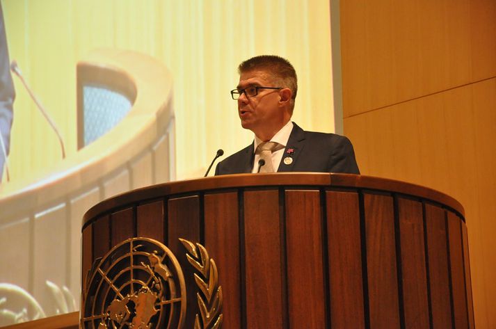 Gunnar Bragi Sveinsson utanríkisráðherra.