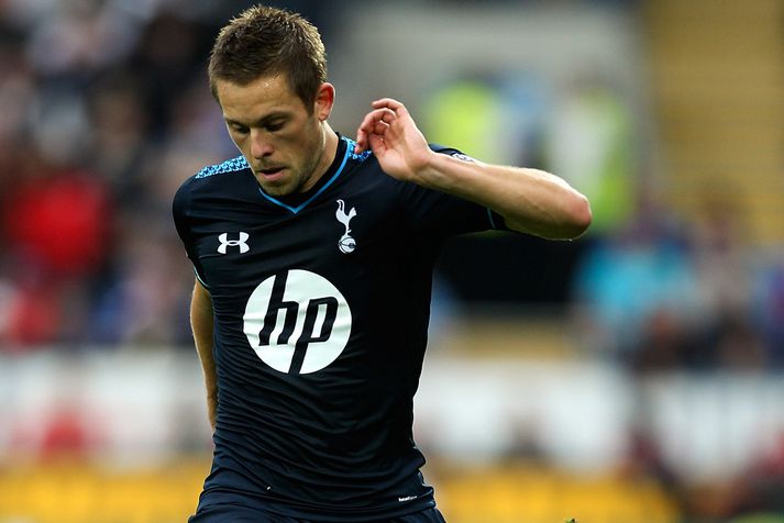 Gylfi í leik með Tottenham um síðustu helgi