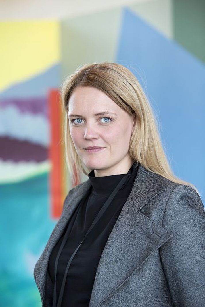 Helga Sigurrós Valgeirsdóttir reynir að komast í reiðtúr daglega.