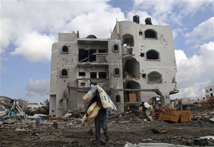 Frá Gaza ströndinni.