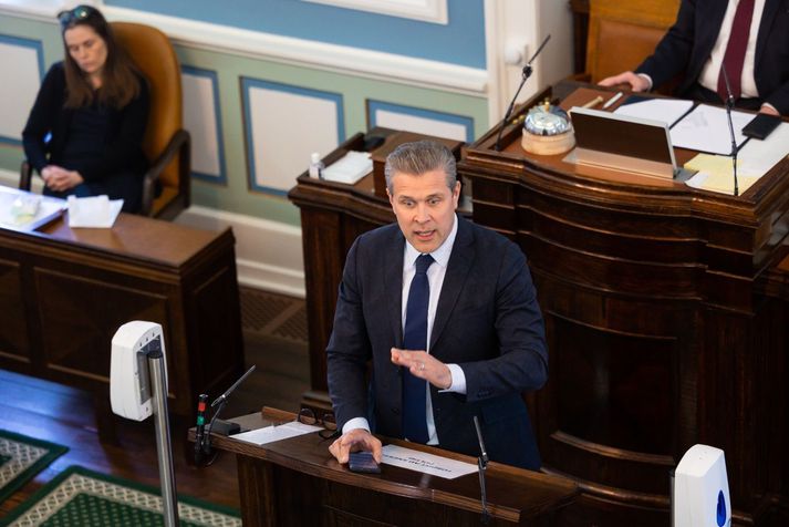 Bjarni Benediktsson er formaður Sjálfstæðisflokksins.