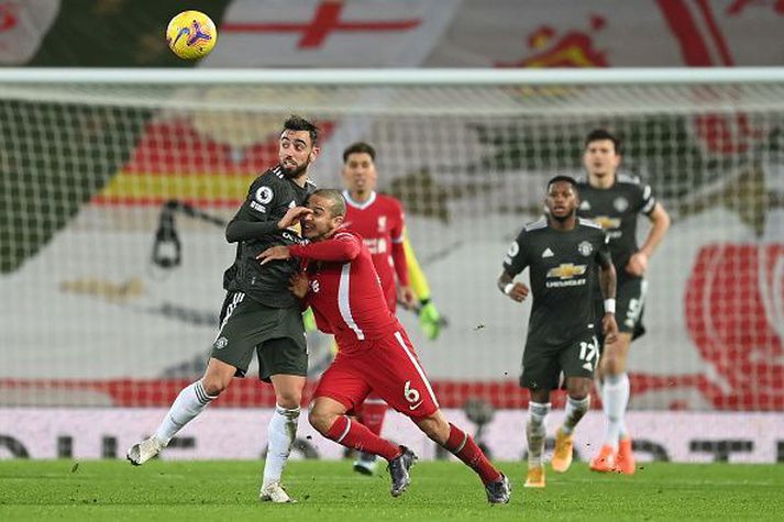 Stálin stinn mættust á Anfield í dag.