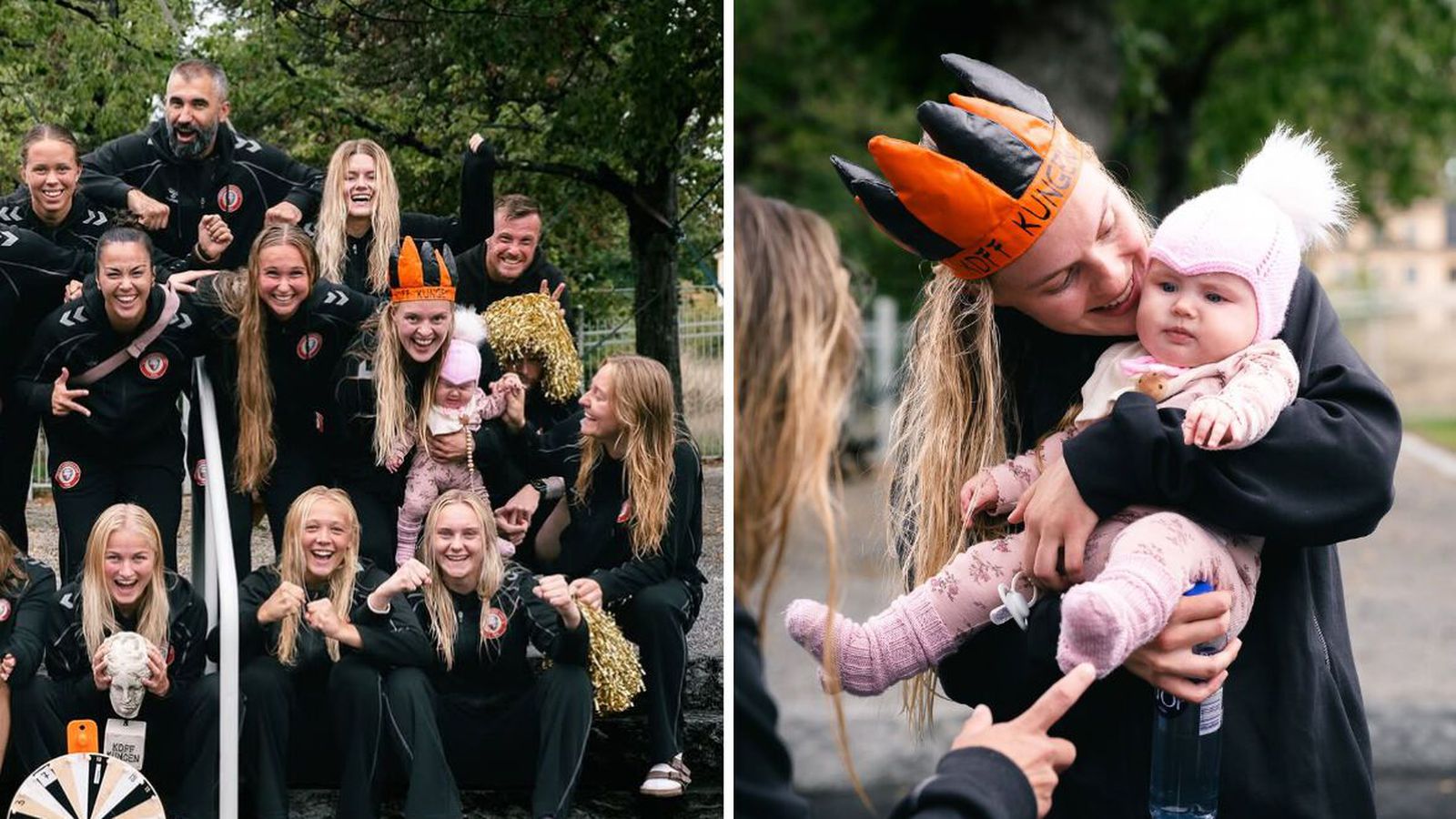 Guðný Árnadóttir mætt aftur á völlinn fimm mánuðum eftir barnsburð