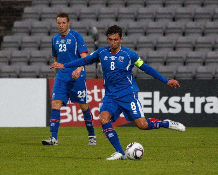Bjarni Þór Viðarsson er á bekknum í dag.