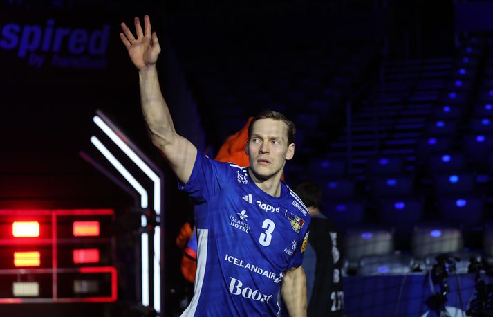 Janus Daði Smárason var mjög sáttur með stuðninginn í kvöld og líka glaður með leikinn og að mótið sé byrjað.