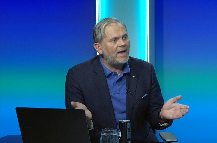 Gumma Ben var ekki skemmt yfir stælunum í Stjörnunni.