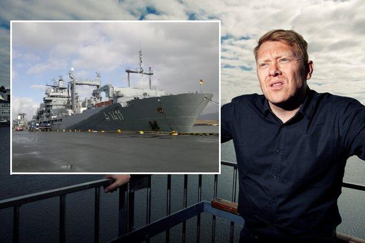 Jón Gnarr vill ekki tengjast hernaðarbrölti.