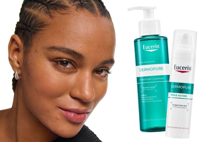 Bólur geta fylgt fólki langt inn í fullorðinsár og haft áhrif á bæði líðan og sjálfsmynd. Húðlína Eucerin vinnur á bólum og dökkum blettum.