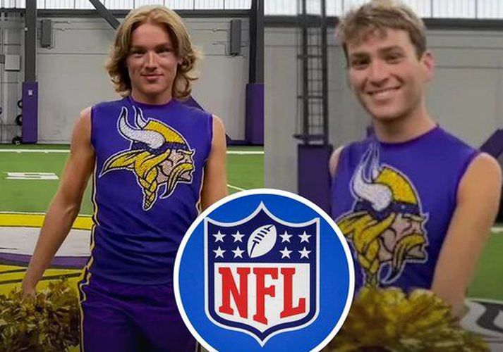 Klappstýrurnar Shiek og Conn virðast hafa stuðað marga stuðningsmenn Minnesota Vikings.