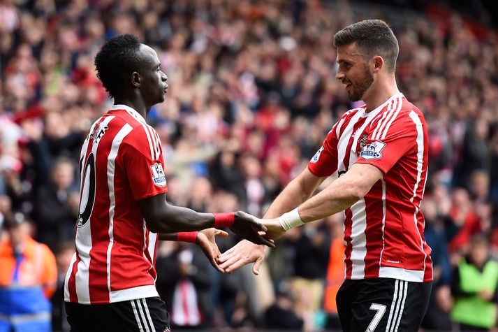 Sadio Mané og Shane Long sáu um markaskorun fyrir Southampton í leiknum í dag.