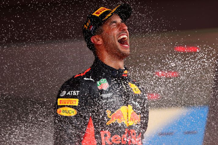 Ricciardo fagnar um helgina