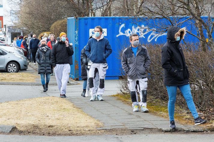 Enginn greindist smitaður af Covid-19 í gær.