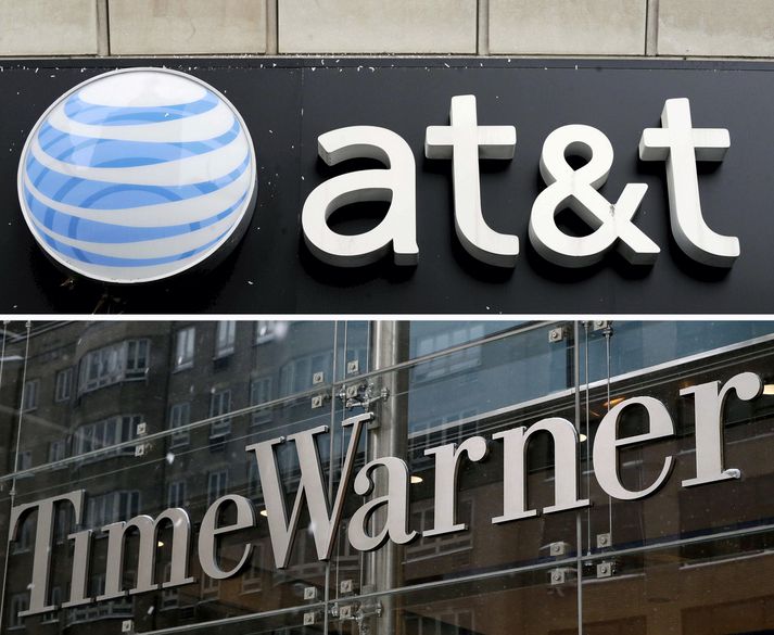 AT&T kaupir Time Warner fyrir 13 þúsund milljarða króna. Ólafur Jóhann Ólafsson, aðstoðarforstjóri Time Warner, mun áfram starfa fyrir samsteypuna.