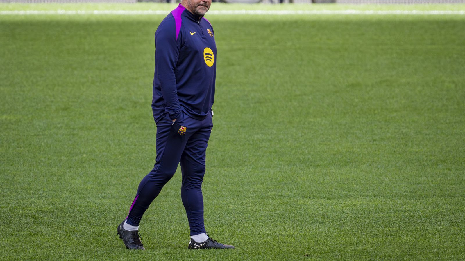 Flick fannst grasið ekki nógu vel slegið hjá Atlético