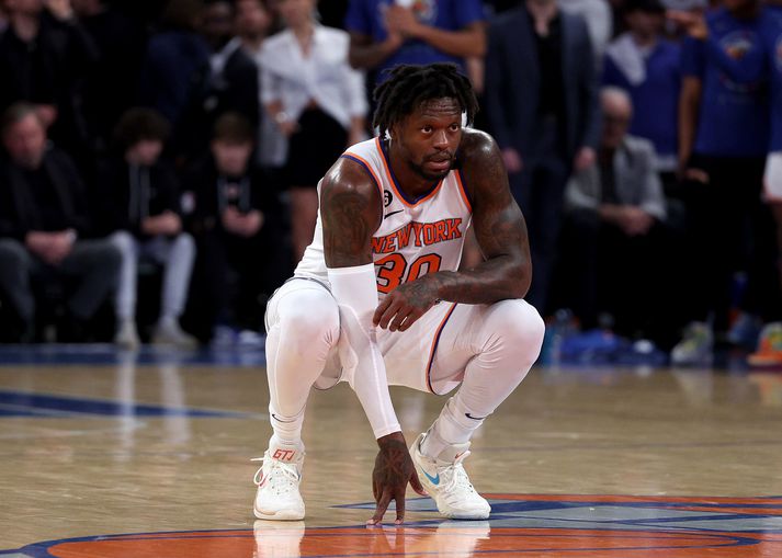 Julius Randle og félagar í New York Knicks eru í beinni.