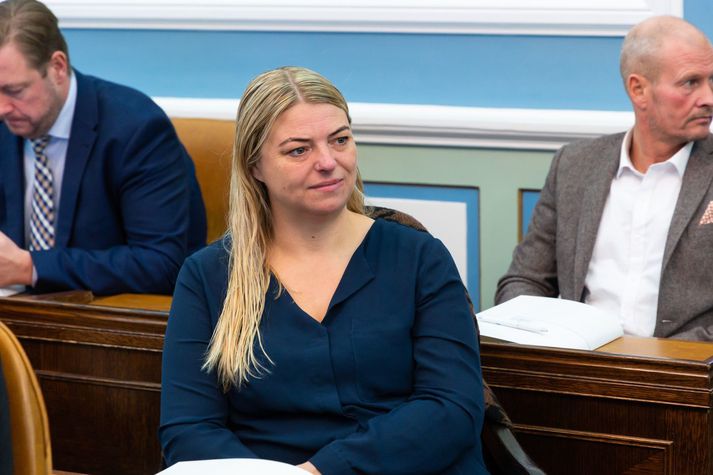 Jódís Skúladóttir, þingmaður Vinstri Grænna og fulltrúi flokksins í allsherjar- og menntamálanefnd.