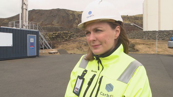Sandra Snæbjörnsdóttir, aðalvísindamaður Carbfix, fagnar því að umhverfismat fyrir Coda Terminal liggi loks fyrir.