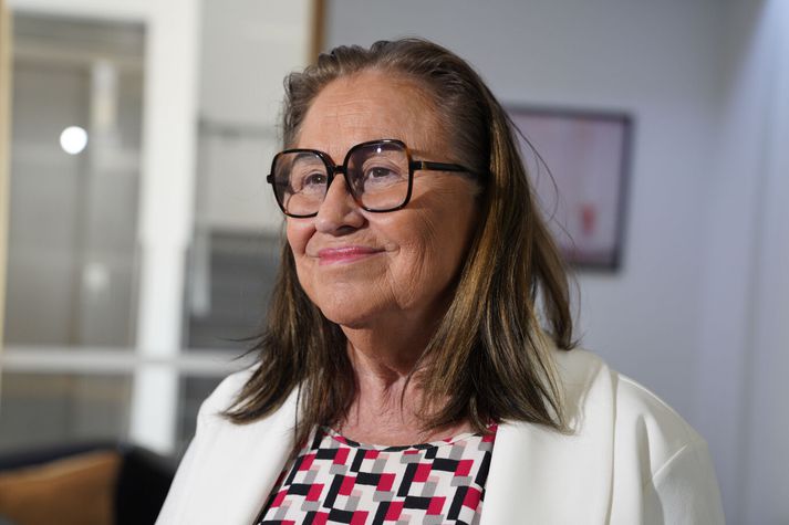 Inga Sæland er komin í hóp eldri borgara eftir að hún fagnaði 67 ára afmæli sínu á mánudaginn.