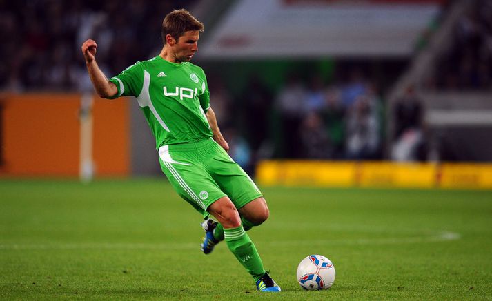 Thomas Hitzlsperger í leik með Wolfsburg árið 2011.