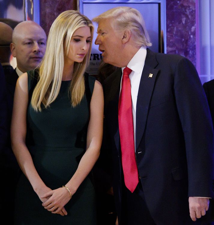 Donald og Ivanka Trump.