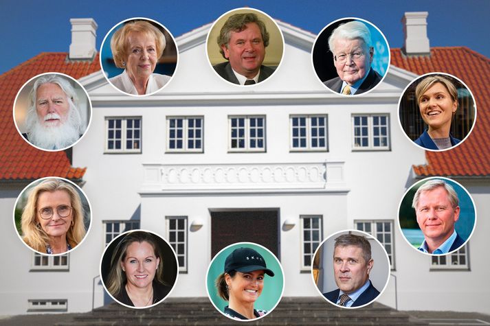 Þessi tíu eru meðal þeirra sem fengu boð í nýársboðið á Bessastöðum.