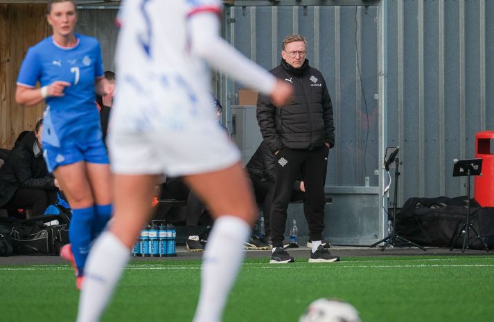 Þorsteinn Halldórsson var ánægður með margt í leik íslenska liðsins í kvöld.