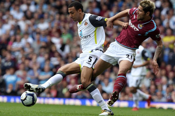 Úr leik West Ham og Sunderland í dag.