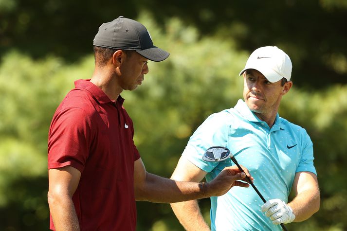Rory McIlroy og Tiger Woods eru góðir vinir og líka viðskiptafélagar.