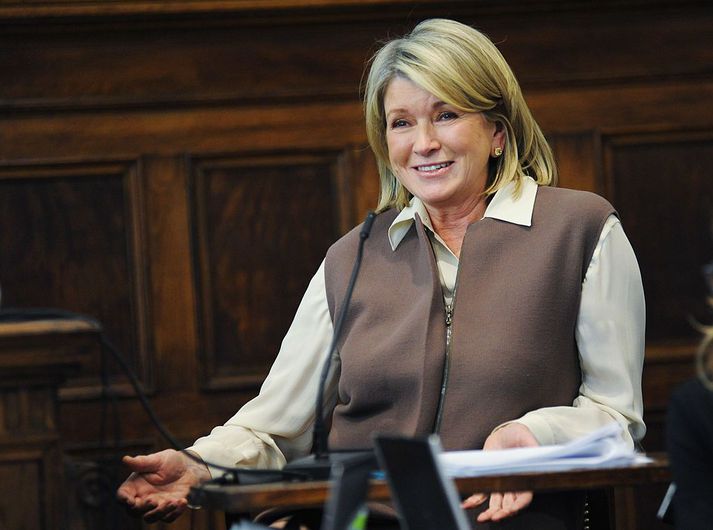 Hin 81 árs gamla Martha Stewart hefur lengi verið aðdáandi Íslands og naut lífsins vel með vinkonu sinni Dorrit um helgina.