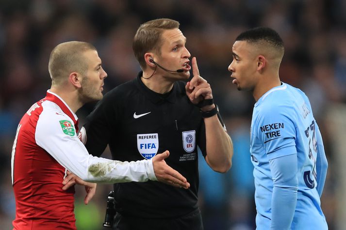 Wilshere lætur í sér heyra á sunnudag.
