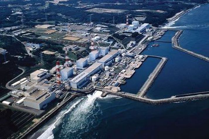 Kjarnorkuverið í Fukushima.