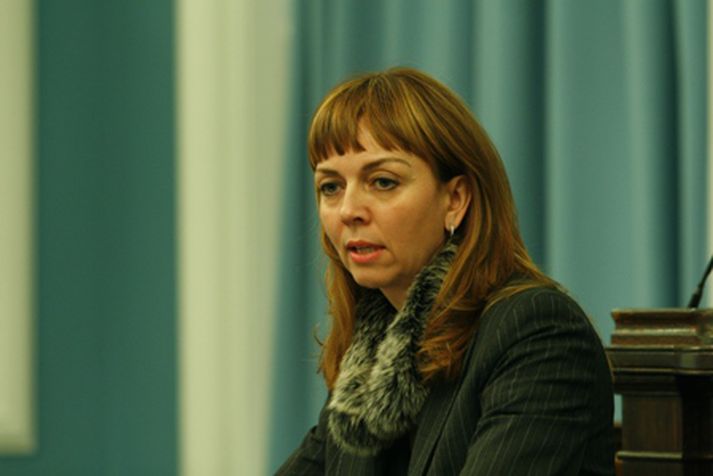 Siv Friðleifsdóttir þingmaður.