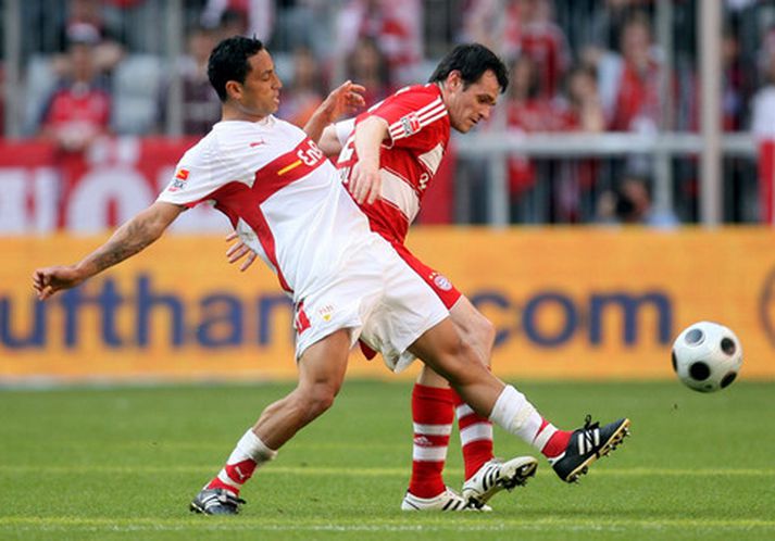 Willy Sagnol í leiknum gegn Stuttgart um helgina.